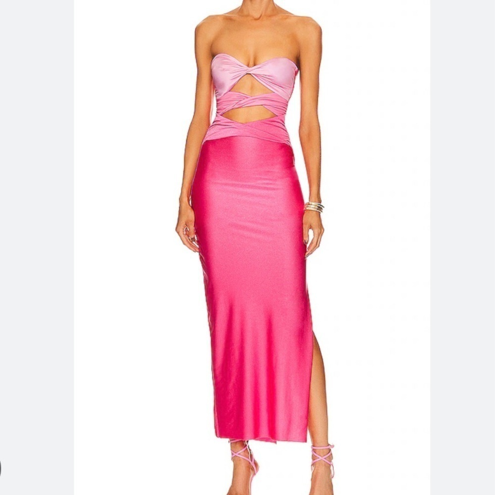Baobab Women’s Ola Strapless Cut Out Midi Dress